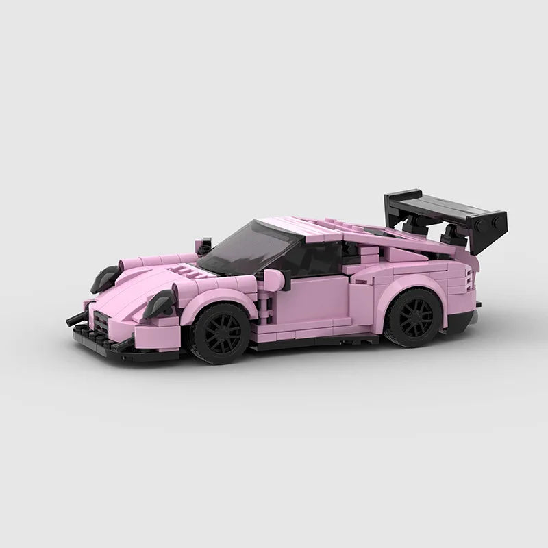 Porsche 911 RWB Hot Pink - Car Bricks Car Bricks