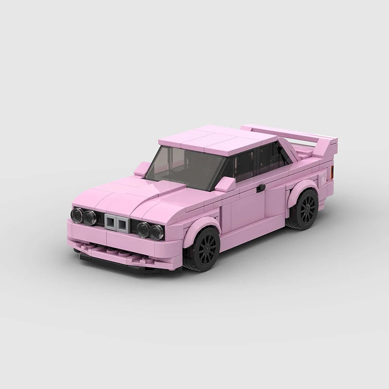 BMW E30 Hot Pink - Car Bricks Car Bricks