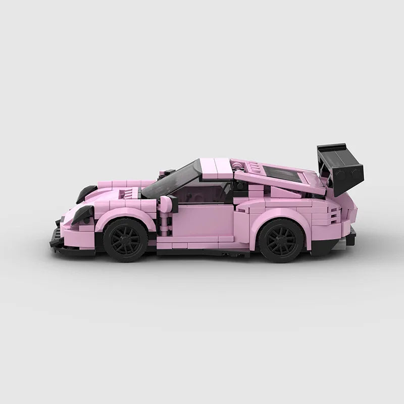 Porsche 911 RWB Hot Pink - Car Bricks Car Bricks