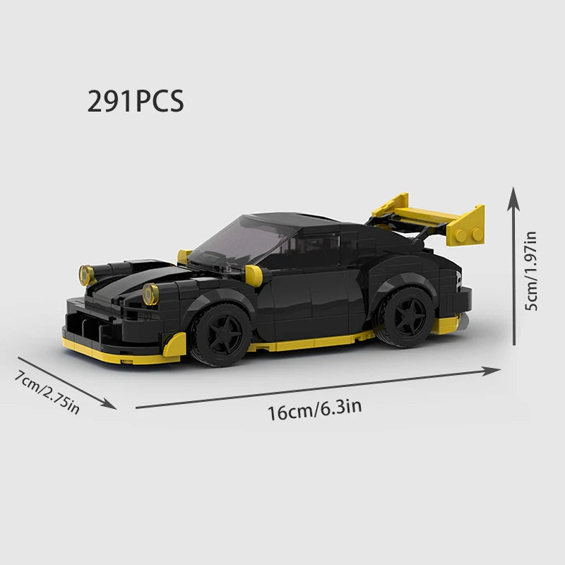 Porsche 911 Classic Widebody - Car Bricks Car Bricks
