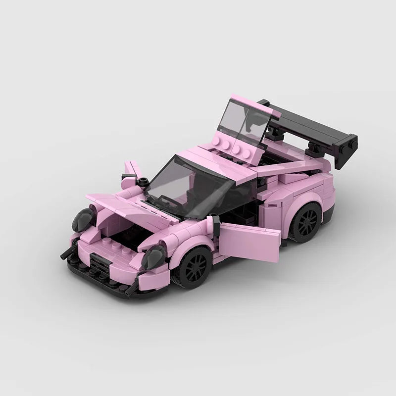 Porsche 911 RWB Hot Pink - Car Bricks Car Bricks