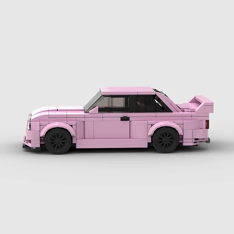 BMW E30 Hot Pink - Car Bricks Car Bricks