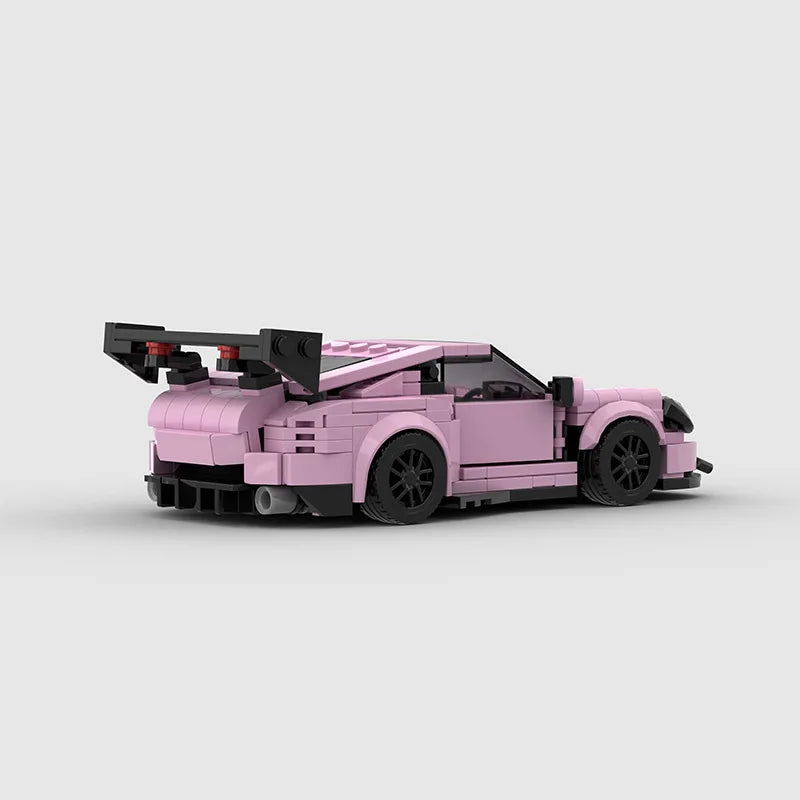 Porsche 911 RWB Hot Pink - Car Bricks Car Bricks