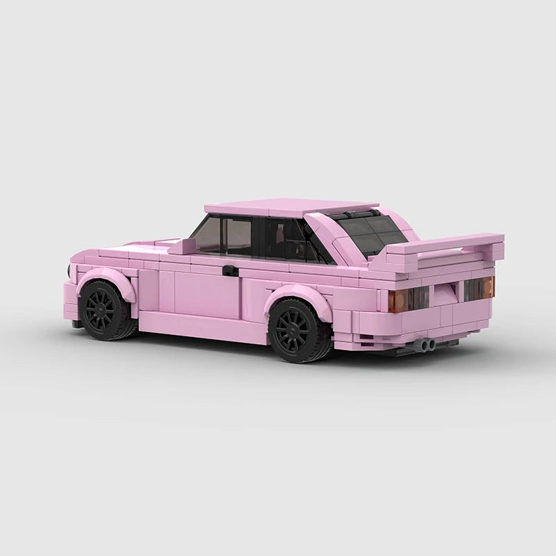 BMW E30 Hot Pink - Car Bricks Car Bricks