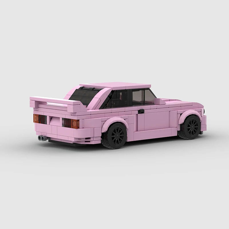 BMW E30 Hot Pink - Car Bricks Car Bricks